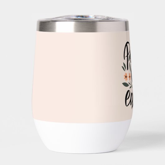 Weltfrieden Blumendesign (Vorderseite)