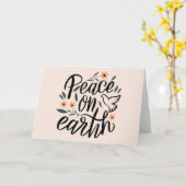 Weltfrieden Blumendesign Karte (Gelbe Blume)