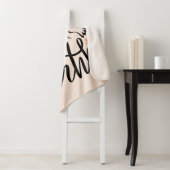 Weltfrieden Blumendesign Sherpadecke (Beispiel)