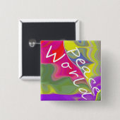 Weltfrieden Button (Vorne & Hinten)