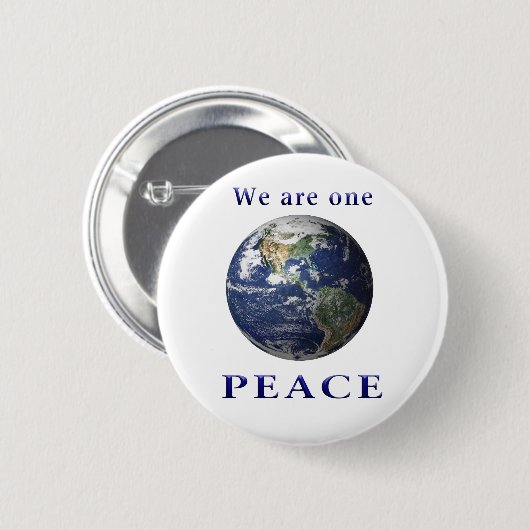 Weltfrieden Button (Vorne & Hinten)