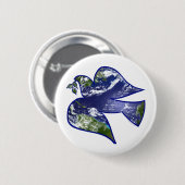Weltfrieden Button (Vorne & Hinten)