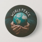 Weltfrieden Button (Vorderseite)