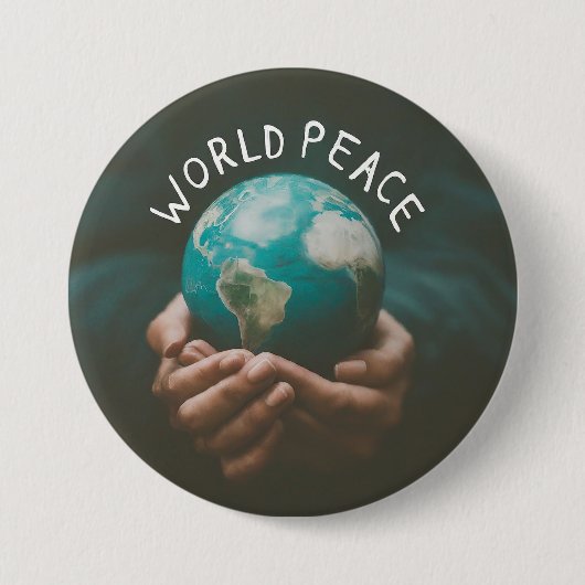 Weltfrieden Button (Vorderseite)