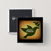 Weltfrieden Button (Vorne & Hinten)