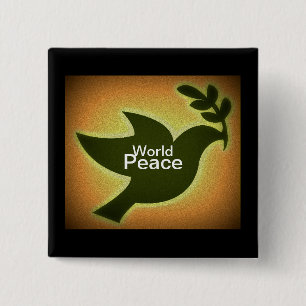Weltfrieden Button