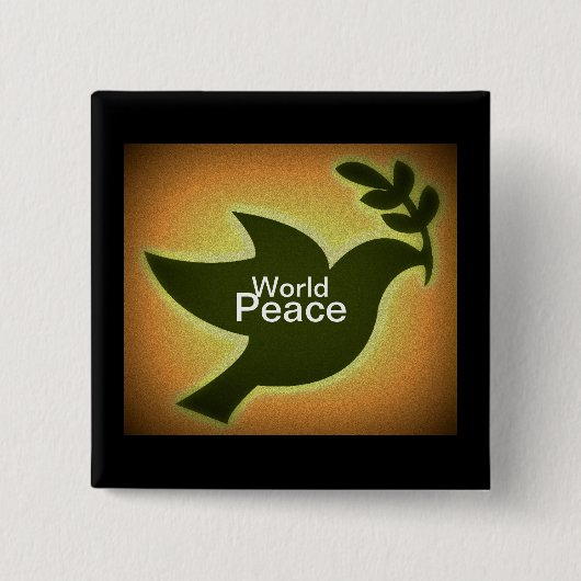 Weltfrieden Button (Vorderseite)