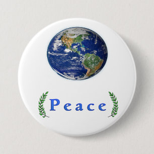 Weltfrieden Button