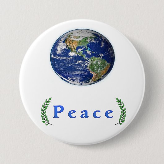 Weltfrieden Button (Vorderseite)