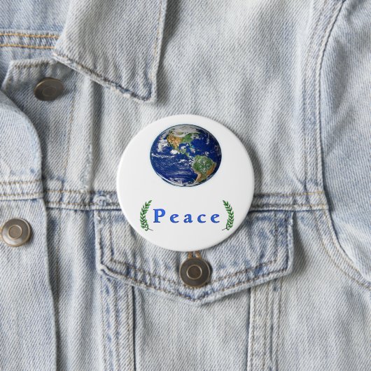 Weltfrieden Button (Beispiel)