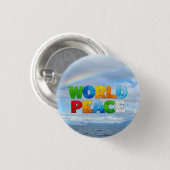 Weltfrieden Button (Vorne & Hinten)