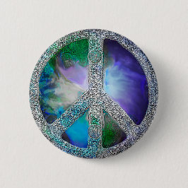 Weltfrieden Button