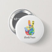 Weltfrieden Button (Vorne & Hinten)