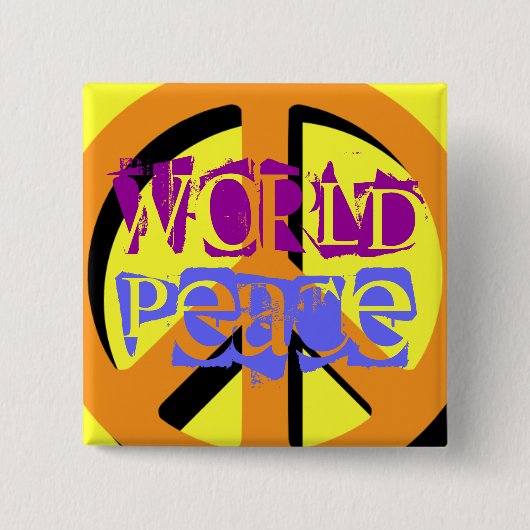 WELTFRIEDEN BUTTON (Vorderseite)