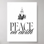 Weltfrieden Candle Vintage Poster (Vorne)