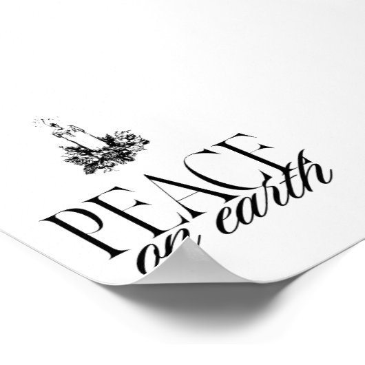 Weltfrieden Candle Vintage Poster (Ecke)