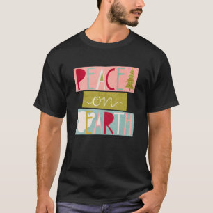 Weltfrieden Christlich Glaube Weihnachtsfamilie T-Shirt