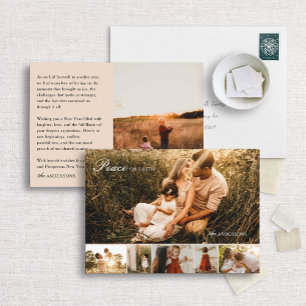 Weltfrieden Classic Multi-Foto-Urlaubskarte Feiertagskarte