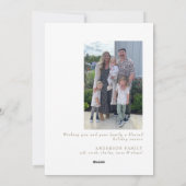 Weltfrieden Collage Foto Ferienkarte Feiertagskarte (Rückseite)