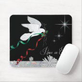 Weltfrieden der weißen Taube Mousepad (Mit Mouse)