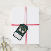 Weltfrieden Docks Weihnachtsfeiertage CUSTOM Geschenkanhänger (Mit Garn)