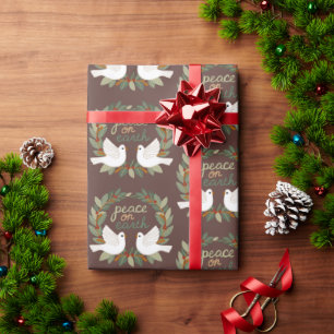 Weltfrieden Docks Weihnachtsfeiertage CUSTOM Geschenkpapier