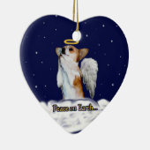 Weltfrieden Dott Engels-Herz-Verzierung Keramik Ornament (Rechts)