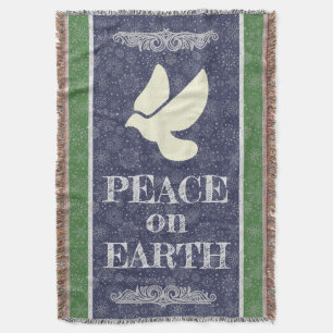 Weltfrieden Dove Decke