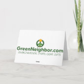 Weltfrieden Dove Feiertagskarte (Rückseite)