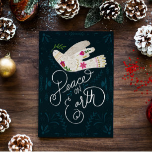 Weltfrieden Dove Holiday Card Feiertagskarte