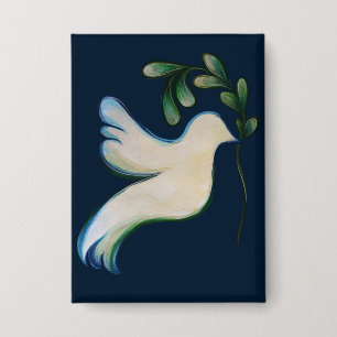 Weltfrieden Dove of Hope Button