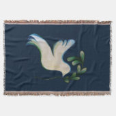 Weltfrieden Dove of Hope Decke (Vorderseite)