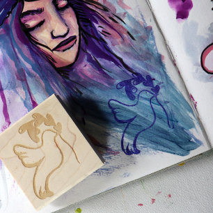 Weltfrieden Dove of Hope Gummistempel