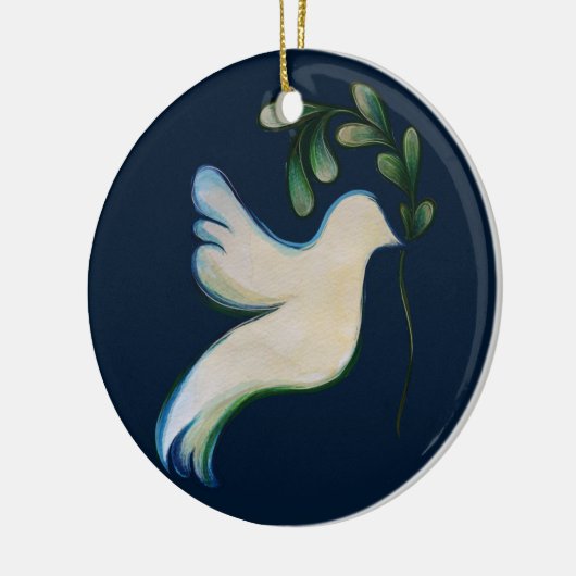 Weltfrieden Dove of Hope Keramik Ornament (Links)