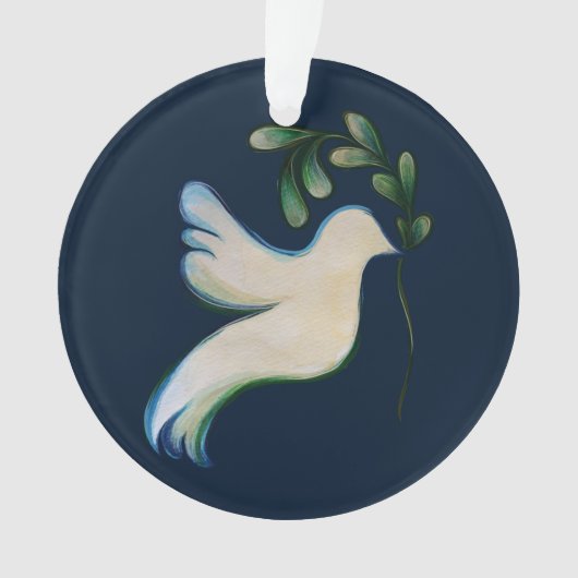 Weltfrieden Dove of Hope Ornament (Vorderseite)