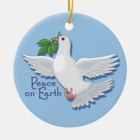 Weltfrieden Dove Ornament (Vorne)