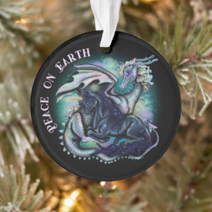 Weltfrieden Dragon and Unicorn Ornament