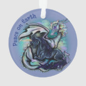 Weltfrieden Dragon and Unicorn Ornament (Rückseite)