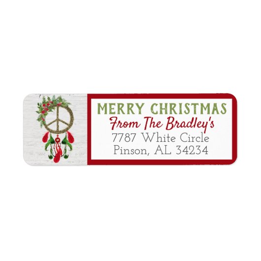 Weltfrieden Dream Catcher Rückgabezeichen (Vorne)