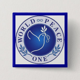 Weltfrieden eins button