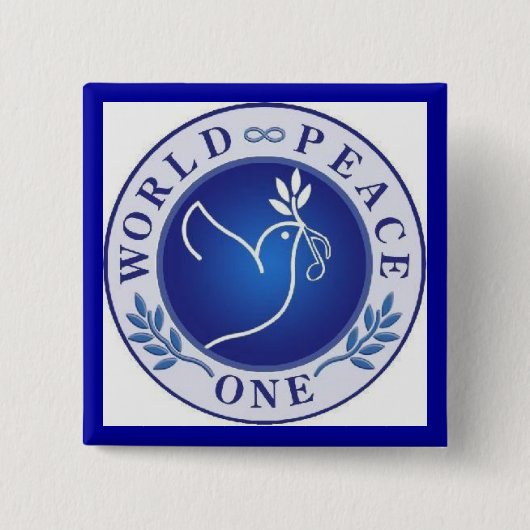 Weltfrieden eins button (Vorderseite)