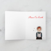 Weltfrieden-Feiertag Feiertagskarte (Innenseite)