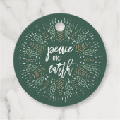 Weltfrieden | Feiertagsgeschenktags Geschenkanhänger (Vorderseite)