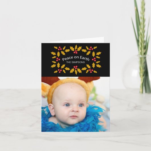 Weltfrieden Feiertagskarte (Vorderseite)