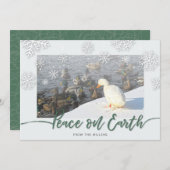 Weltfrieden Feiertagskarte (Vorne/Hinten)