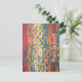 Weltfrieden Feiertagskarte (Stehend Vorderseite)