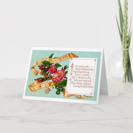 Weltfrieden Feiertagskarte (Vorderseite)