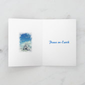 Weltfrieden Feiertagskarte (Innenseite)