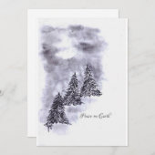 Weltfrieden Feiertagskarte (Vorne/Hinten)