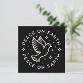 Weltfrieden Feiertagskarte (Stehend Vorderseite)